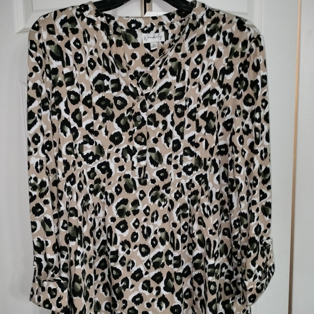 Blouse leopard print